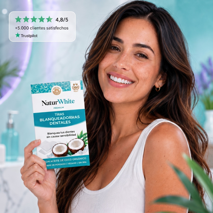 NaturWhite™ - Tiras Dentales Blanqueadoras