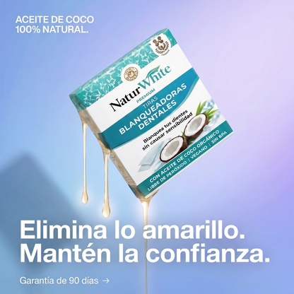 NaturWhite™ - Tiras Dentales Blanqueadoras